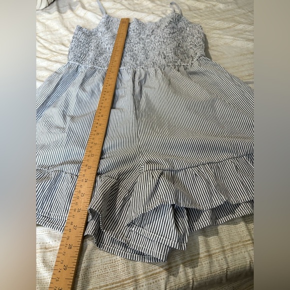 Cupshe NWT women’s striped smocked bodice wide leg shorts romper XL - Picture 11 of 12